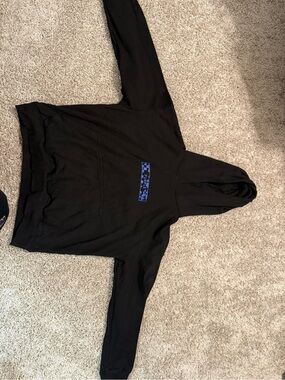 Purple brand hoodie black and blue